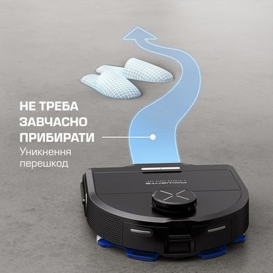 Rowenta Робот-пилосос миючий X-Plorer Serie 220+ Animal & Allergy Model, 5600ПаВт, h=9.7см, 0.35л, конт пил -0.22л, автон. робота до 120хв, чорний RR9495WH фото