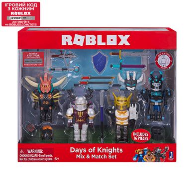 Ігровий набір Roblox Mix &Match Set Days of Knights, 4 фігурки та аксесуари 10873R фото