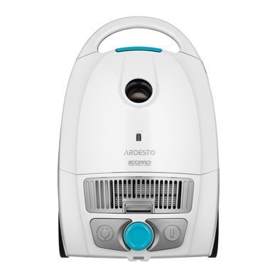 ARDESTO Пылесос мешковый, 800Вт, мешок-3.5л, HEPA, белый VC-I-B800W фото