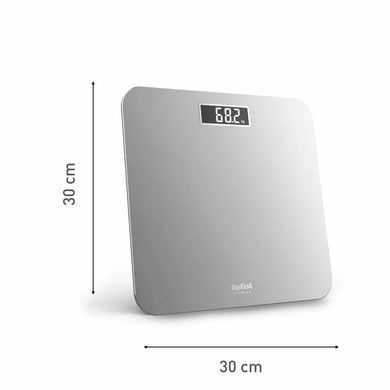 Tefal Tefal scales for floor Premiss, 160kg, AAAx2 included, glass, grey PP1801V0 фото