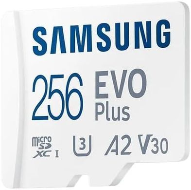 Samsung Карта памяти Samsung microSD 256GB C10 UHS-I R130MB/s Evo Plus + SD MB-MC256SA/EU фото