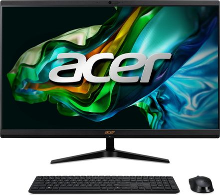 Acer Персональний комп'ютер моноблок Aspire C24-1800 23.8" FHD, Intel i5-1335U, 16GB, F512TB, UMA, WiFi, кл+м, без ОС, чорний DQ.BKMME.00K фото