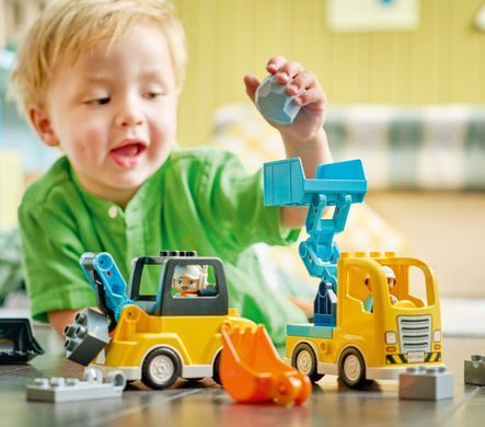 LEGO Конструктор LEGO DUPLO Town 3-в-1 Будівельна техніка 10475 фото