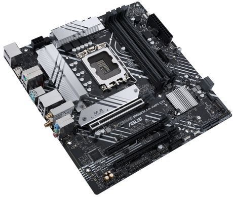 ASUS Материнcька плата PRIME B660M-A WIFI D4 s1700 B660 4xDDR4 M.2 HDMI DP Wi-Fi BT mATX 90MB1AE0-M1EAY0 фото