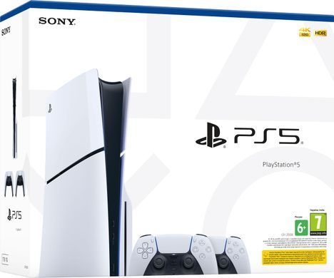 PlayStation Игровая консоль 5 Slim Blu-ray (2 геймпада Dualsense) 1000042053 фото
