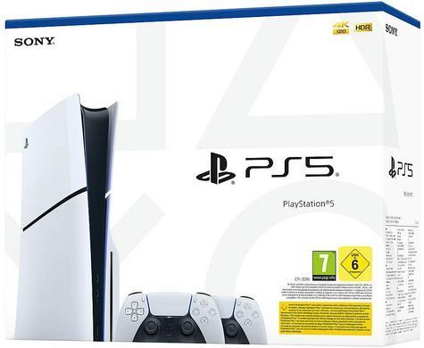 PlayStation Игровая консоль 5 Slim Blu-ray (2 геймпада Dualsense) 1000042053 фото