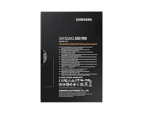 Samsung Накопичувач SSD M.2 1TB PCIe 3.0 980 MZ-V8V1T0BW фото