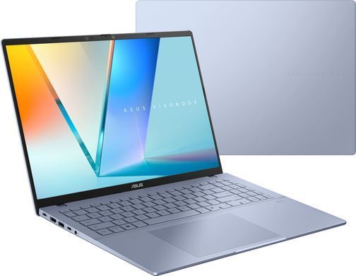 ASUS Ноутбук ASUS Vivobook S16 S3607NA-SH003W 16" WUXGA OLED, Qualcomm X2 Elite, 16GB, F512GB, UMA, Win11, Блакитний 90NB17P5-M00030 фото