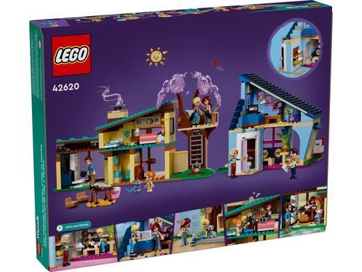 LEGO Конструктор Friends Родинні будинки Оллі й Пейслі 42620 фото