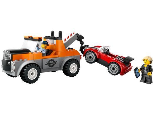 LEGO Конструктор City Эвакуатор и ремонт спортивних авто 60435 фото