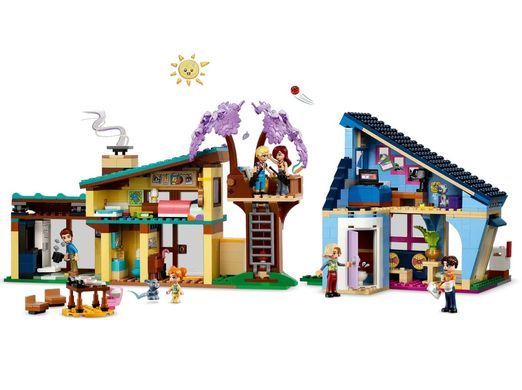 LEGO Конструктор Friends Родинні будинки Оллі й Пейслі 42620 фото