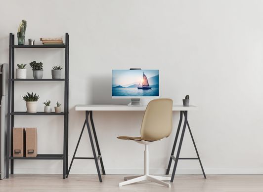 ASUS Комп'ютер персональний моноблок A3402WVAK-WPC0950 23.8" FHD AG, Intel 5-120U, 16GB, F512GB, UMA, WiFi, кл+м, без ОС, білий 90PT03T1-M018D0 фото