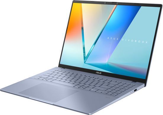 ASUS Ноутбук ASUS Vivobook S16 S3607NA-SH003W 16" WUXGA OLED, Qualcomm X2 Elite, 16GB, F512GB, UMA, Win11, Блакитний 90NB17P5-M00030 фото