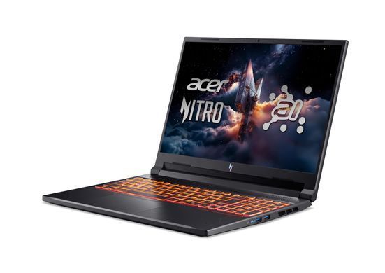Acer Ноутбук Acer Nitro V 16 ANV16-42 16" WUXGA IPS, AMD R5-240, 32GB, F1TB, NVD5060-8, Lin, чорний NH.U1GEU.004 фото