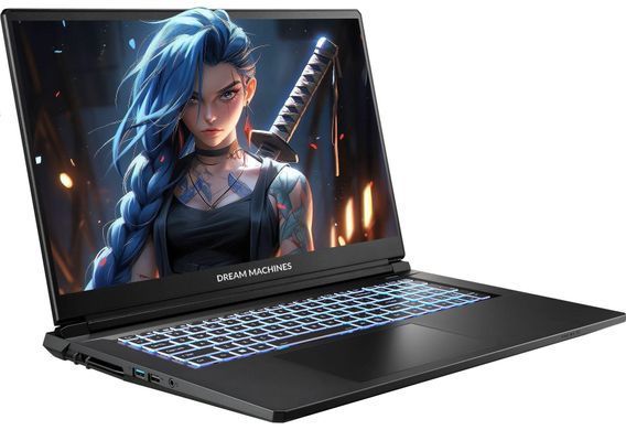 Dream Machines Ноутбук Dream Machines RG5050-17 17.3FHD IPS, Intel i9-14900HX, 16GB, F1TB, NVD5050-8, DOS, чорний RG5050-17UA29 фото