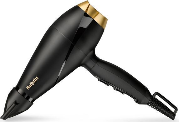 BaByliss Фен AC motor PRO, 2000Вт, 2 режими, дифузор, хол. обдув, чорний 6704E фото