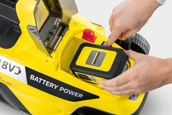 Karcher Газонокосилка аккумуляторная LMO 18-33 Battery, 18В, 33см, 35-65мм, мульч-е, solo(без АКБ и ЗУ) 1.444-400.0 фото