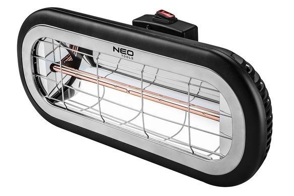 Neo Tools Інфрачервоний обігрівач, 2000 Вт, 24м2, 11.5х46х19 см, IP65 90-032 фото