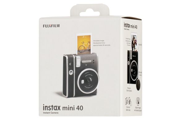 Фотокамера миттєвого друку INSTAX MINI 40 BLACK 16696863 фото