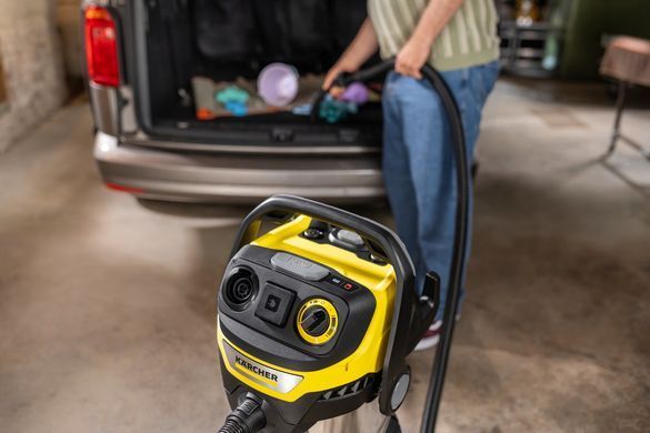 Karcher Пилосос професійний WD 7 Control P S 30/6/35/T 1400Вт 290мБар контейнер 30л 8.7кг 1.628-385.0 фото