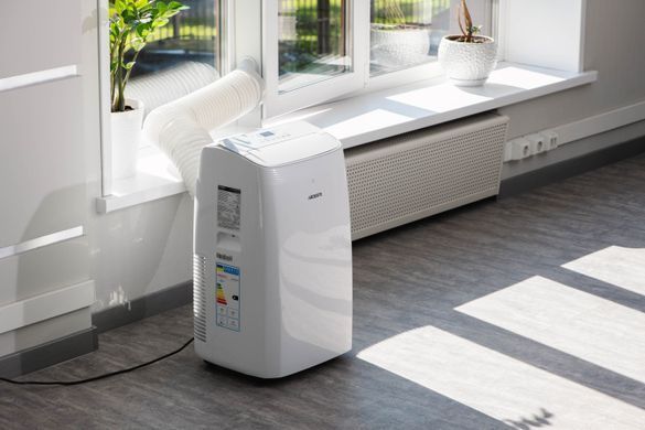 ARDESTO Кондиціонер мобільний CoolFlex 35м2 on/off 12000BTU 3.5кВт A/- R290 білий