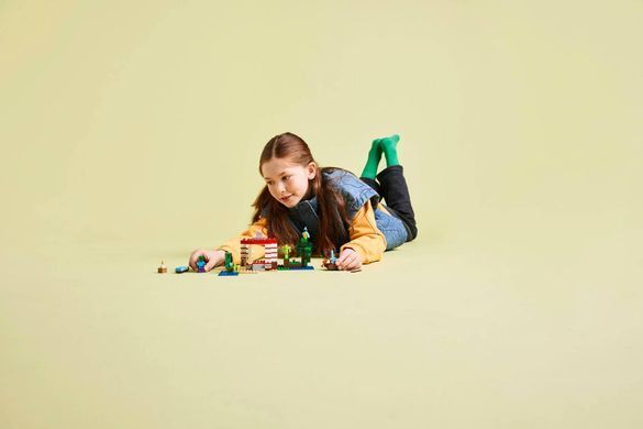 LEGO Конструктор LEGO Minecraft Будинок з вибухівки в джунглях 21275 фото