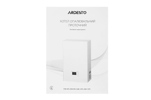 ARDESTO Настенный электрический одноконтурный котел с насосом, программируемый, EHB-12PS