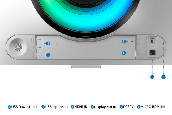 Samsung Монітор 48.7"Odyssey OLED G9 G93SC HDMI, DP, USB, MM, OLED, 5120x1440, 32:9, 240Hz, 0.3ms, CURVED LS49CG930SIXCI фото