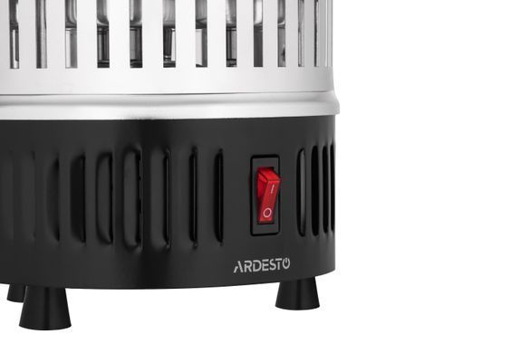 Электрошашлычница Ardesto VEG-HY1000, 900 Вт, 5 шампуров, вращение 360, U-образные нагреватели, алюмин. кожух VEG-HY1000 фото