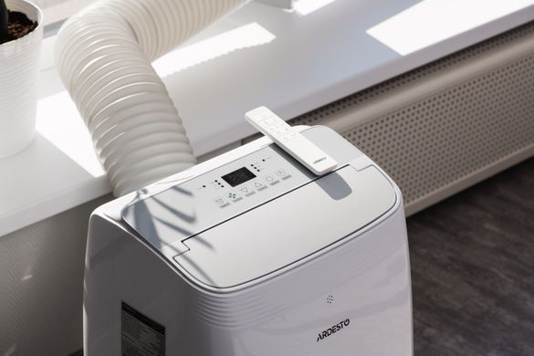 ARDESTO Кондиціонер мобільний CoolFlex 35м2 on/off 12000BTU 3.5кВт A/- R290 білий