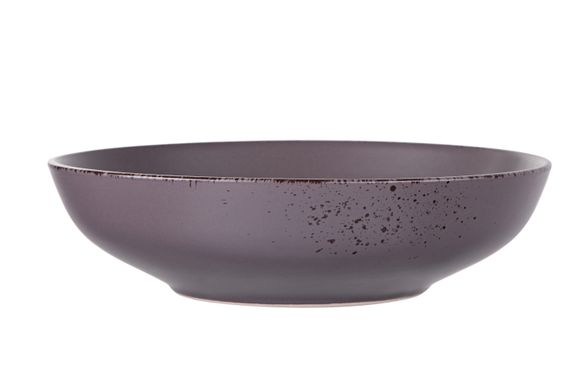 Тарілка супова Ardesto Lucca, 20 см, Grey brown, кераміка AR2920GMC фото