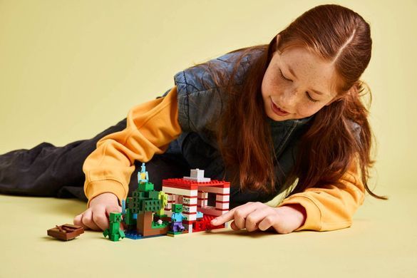 LEGO Конструктор LEGO Minecraft Будинок з вибухівки в джунглях 21275 фото