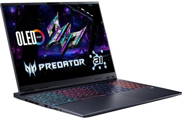 Acer Ноутбук Acer Predator Helios Neo 16S PHN16S-I51 16" OLED, Intel U7-356H, 32GB, F1TB, NVD5060-8, Lin, чорний NH.U3VEU.003 фото