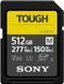 Sony Карта пам'яті Sony SDXC 512GB C10 UHS-II U3 V60 R277/W150MB/s Tough 1 - магазин Coolbaba Toys