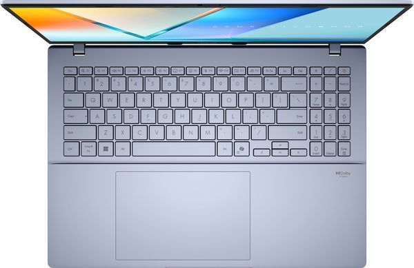 ASUS Ноутбук ASUS Vivobook S16 S3607NA-SH003W 16" WUXGA OLED, Qualcomm X2 Elite, 16GB, F512GB, UMA, Win11, Блакитний 90NB17P5-M00030 фото