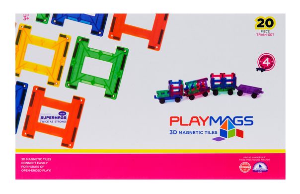 Конструктор Playmags магнитный набор 20 эл. PM155 фото