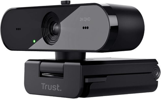 Trust Вебкамера Trust Taxon ECO, 2K QHD, 30 fps, auto focus, OEM BOX, чорний 24733_TRUST фото