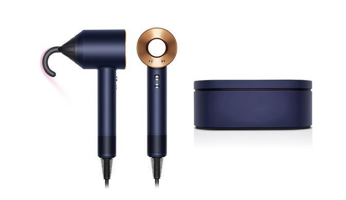 Dyson Фен HD07 Supersonic Prussian Blue/Rich Copper, 1600Вт, 4 режими, іонізація, хол. обду, кейс для зберігання, синьо-мідний 412525-01 фото