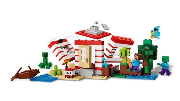 LEGO Конструктор LEGO Minecraft Будинок з вибухівки в джунглях 21275 фото