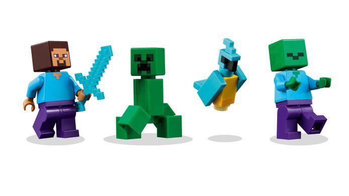 LEGO Конструктор LEGO Minecraft Будинок з вибухівки в джунглях 21275 фото