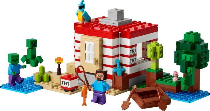 LEGO Конструктор LEGO Minecraft Будинок з вибухівки в джунглях 21275 фото