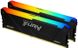 Kingston Пам'ять ПК DDR4 32GB KIT (16GBx2) 3200 FURY Beast RGB 1 - магазин Coolbaba Toys
