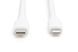 Digitus Кабель USB-C > Lightning зарядки/синхронизации, 2м, USB 2.0, 60W, силиконовый, белый 2 - магазин Coolbaba Toys