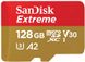 Карта пам'яті SanDisk microSD 128GB C10 UHS-I U3 R190/W90MB/s Extreme V30 1 - магазин Coolbaba Toys