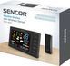 Sencor Метеостанція, внутр/зовн вимірювання, від мережі/AAx3+AAx2, темп-ра, вологість, час, прогноз погоди, атмосферний тиск, чорний 11 - магазин Coolbaba Toys