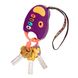 Розвиваюча іграшка - КЛЮЧИКИ (світло, звук, фіолетові) 1 - магазин Coolbaba Toys