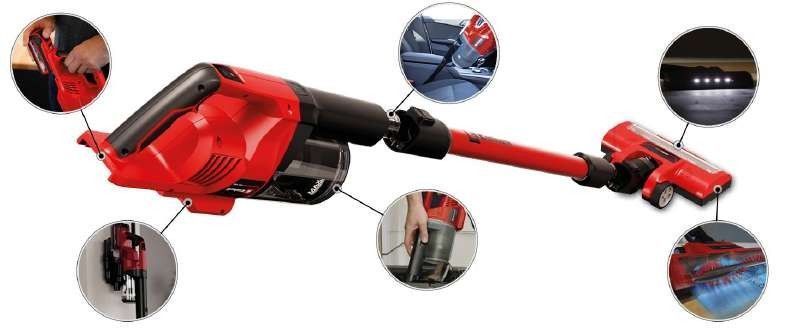 Einhell ылесос профессиональный аккумуляторный TE-SV 18 Li - Solo, PXC 18В, 100мБар, контейнер 0.6л, 1.05кг, без АКБ и ЗП 2347180 фото