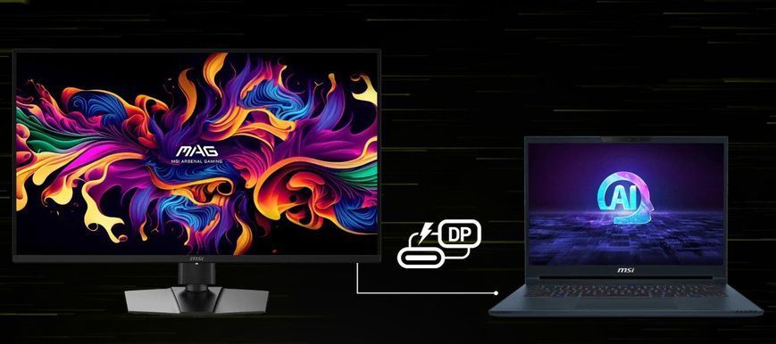 MSI Монітор MSI 31.5" MAG 322UP-E16 2xHDMI, DP, USB-C, Audio, QD-OLED, 3840x2160, 165Hz, 0.03ms, sRGB 138%, FreeSync, HAS, HDR400 9S6-3DD29A-049 фото