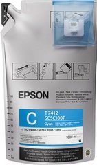 Чернила Epson для SC-F6000/7000 UltraChrome DS Cyan (1Lx6packs) C13T741200 фото