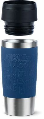 Tefal Термочашка Travel Mug Classic, 360мл, нержавеющая сталь, синий N2020310 фото